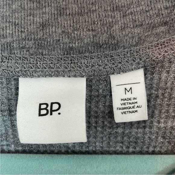 BP Gray Fitted Long Sleeve Thermal Tee - Picture 3 of 5